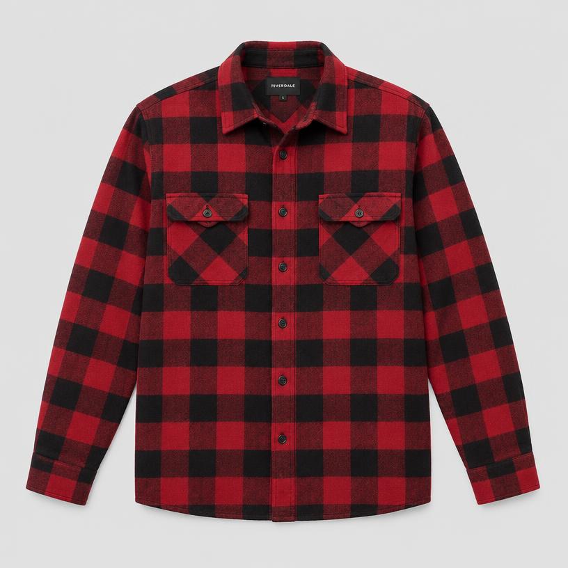 Check Flannel Overshirt