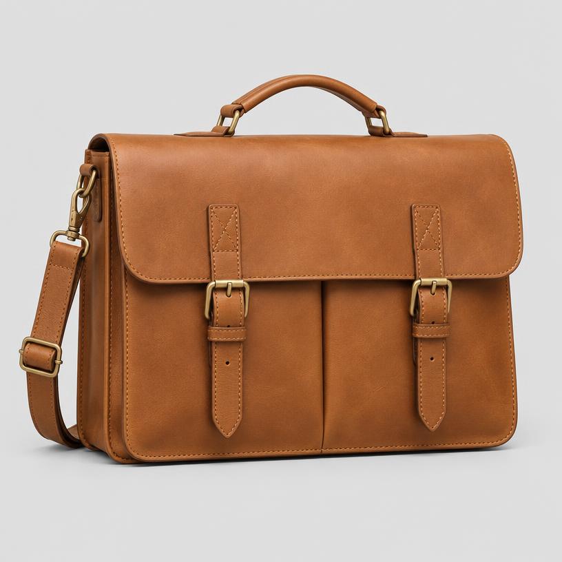 Tan Leather Satchel
