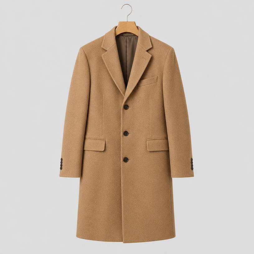 Tailored Wool Overcoat